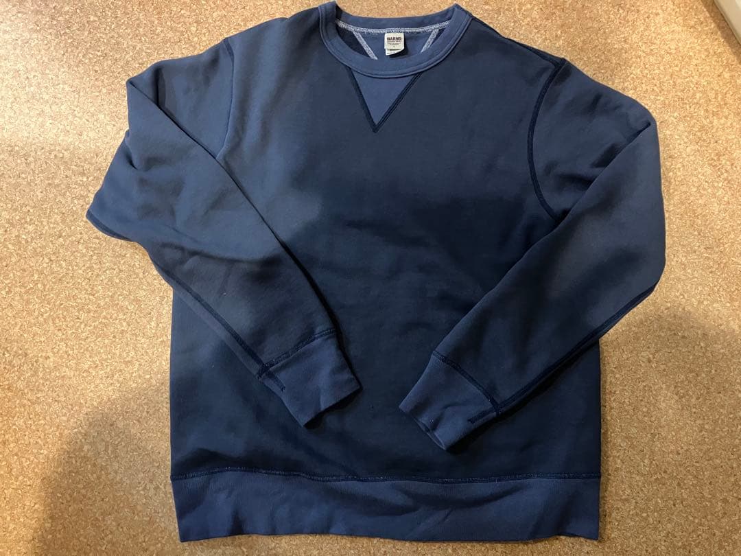 BARNS OUTITTERS ネイビー トレーナー Lサイズ