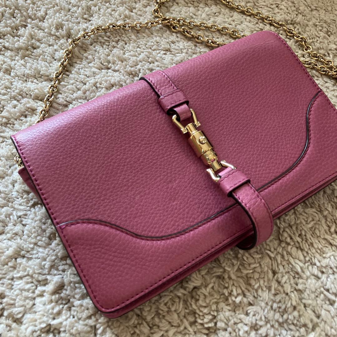 グッチ　チェーンウォレットバッグ