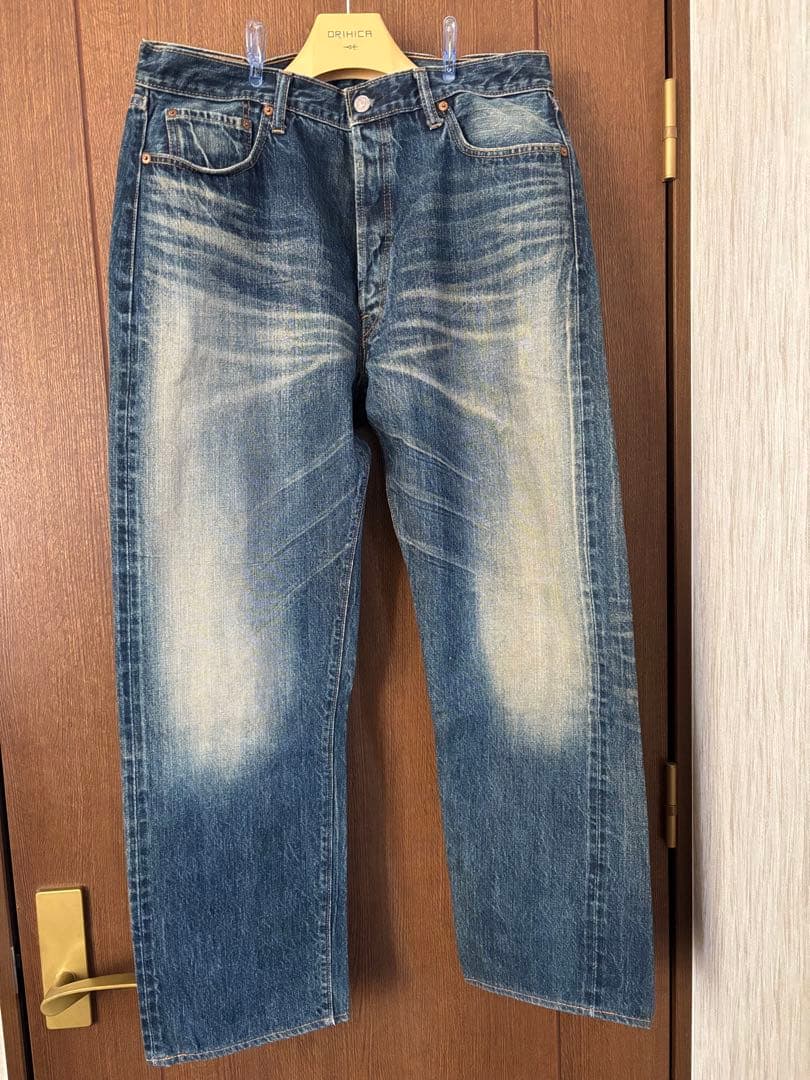 USA製シュガーケーンSugar Cane紺デニムW36=約88cm加工粗未使用