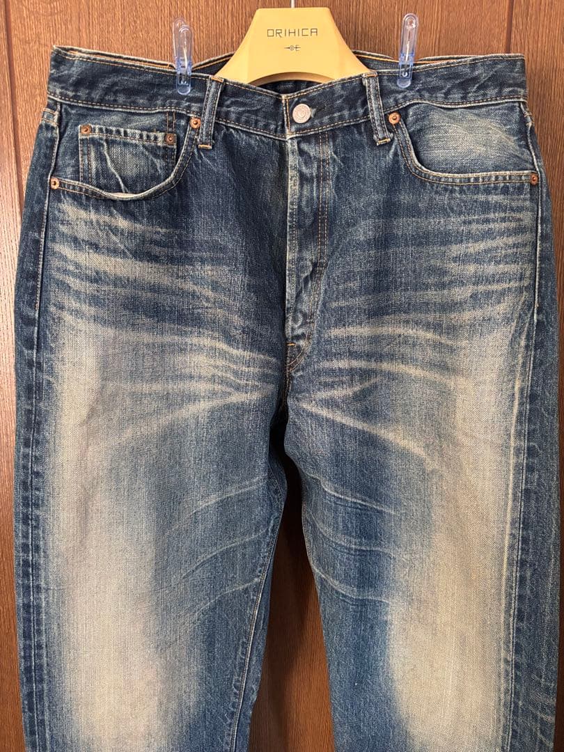 USA製シュガーケーンSugar Cane紺デニムW36=約88cm加工粗未使用