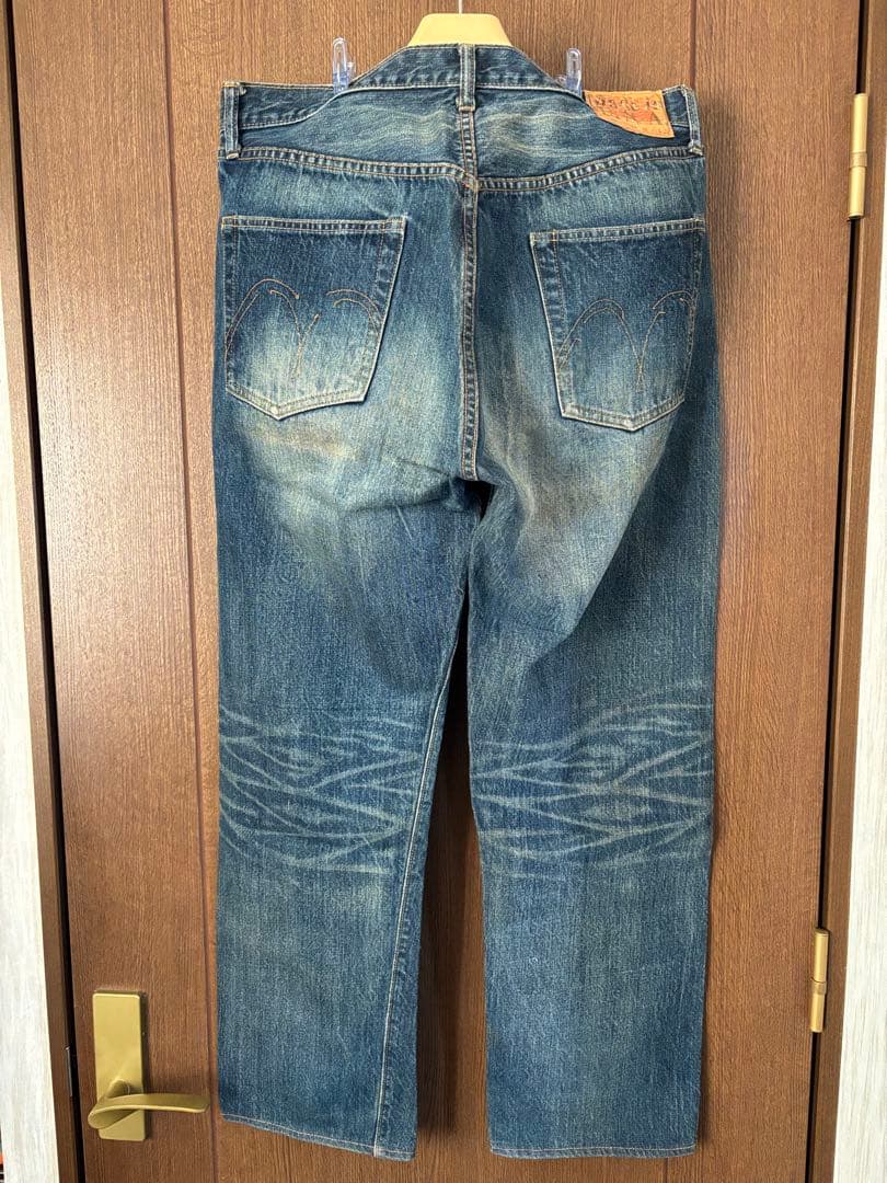 USA製シュガーケーンSugar Cane紺デニムW36=約88cm加工粗未使用