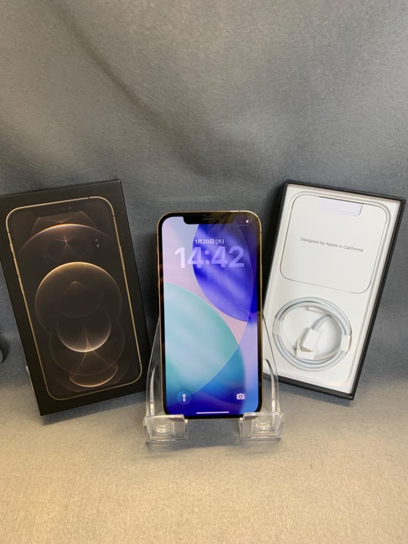 美品 アップルストア版 SIMフリー iPhone12 Pro 128GB