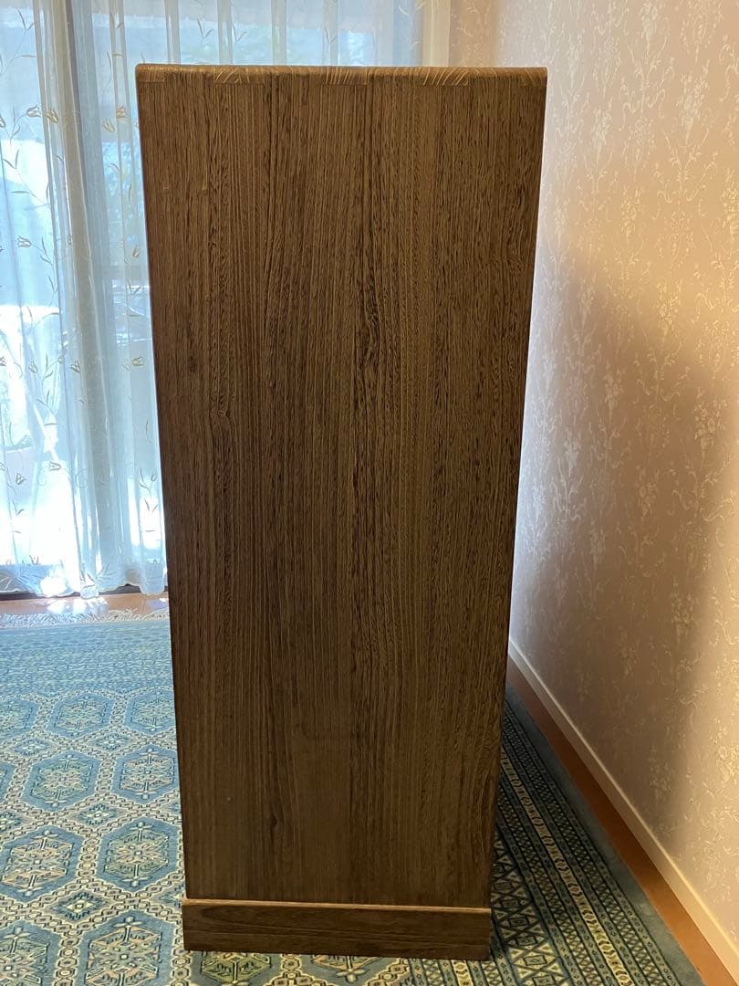 り*ち様 総桐箪笥　加茂桐箪笥朝倉家具　踊桐　焼桐仕上　8段引き天板天丸型　上5