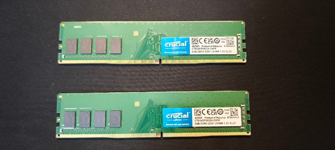 Crucial DDR4 16GB 8GB×2 3200MHz