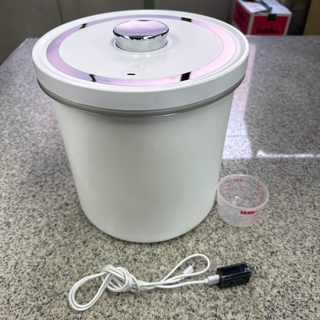 ★OoBLE オーブル 真空保存容器 ホワイト 13L キッチン 小物 格安