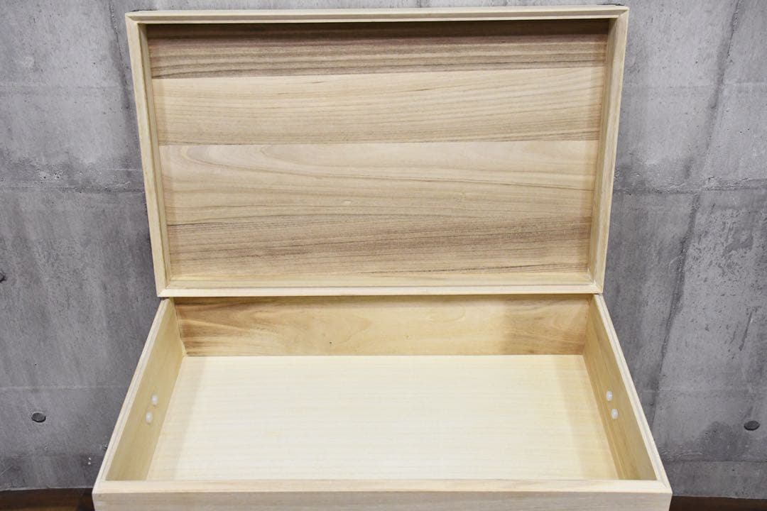 EGK3 未使用保管品 総桐 収納ケース 3段 キャスター付き 高さ72.5cm