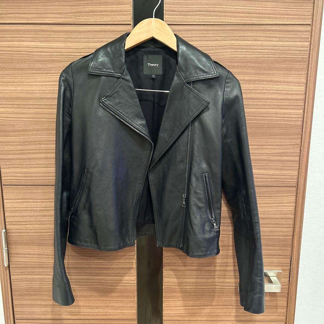 【ほぼ未使用】theory レザージャケット