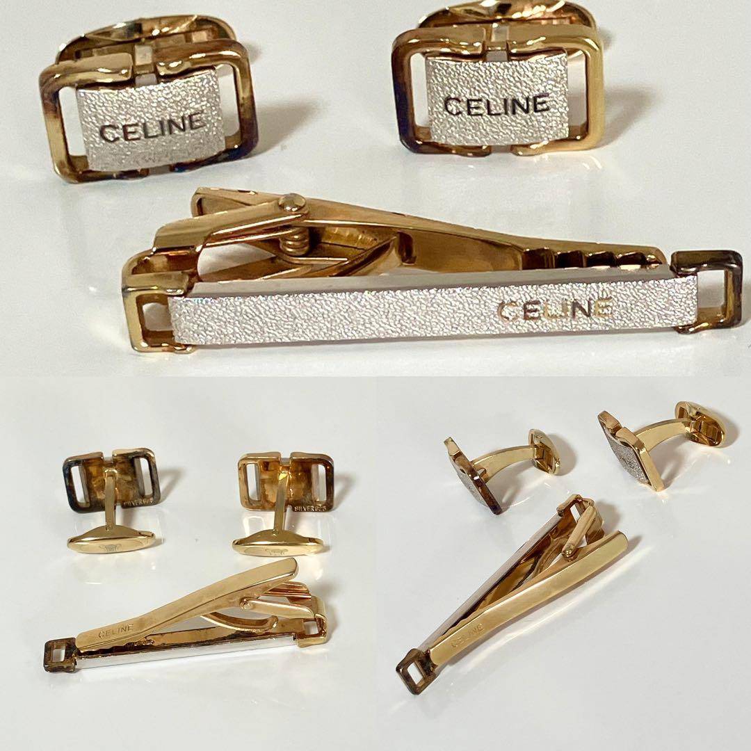 セリーヌ カフス ネクタイピン セット