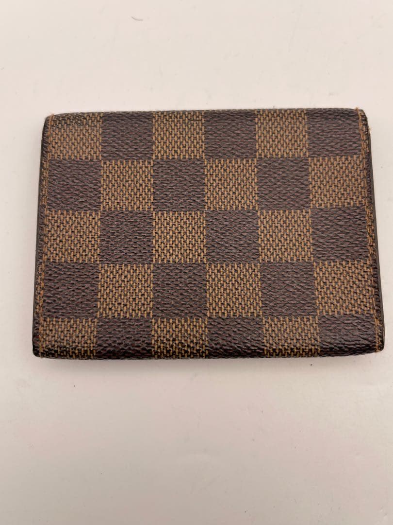 ルイヴィトン ブラウン 名刺入れ ダミエ