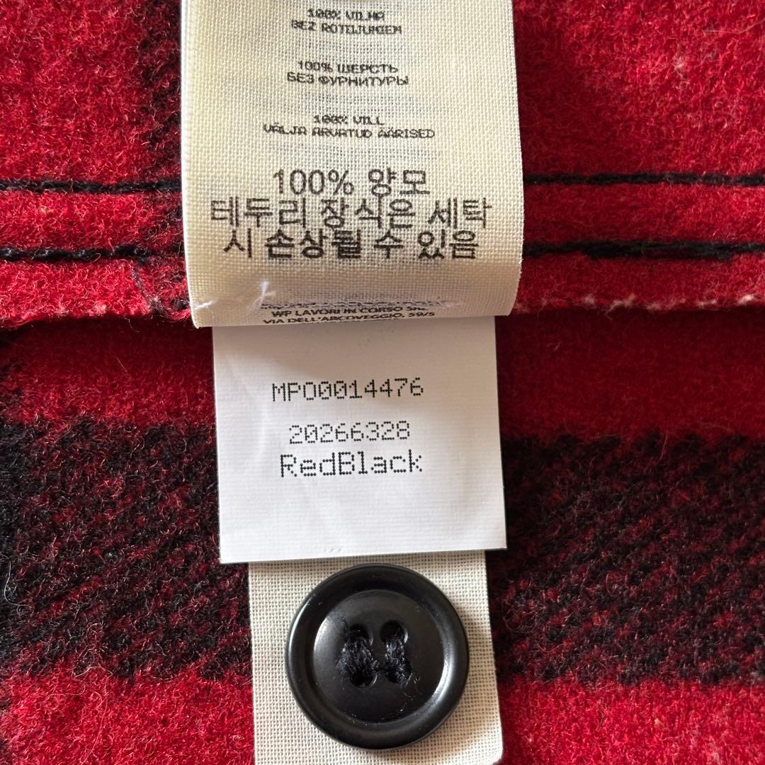 USA製 極美品 フィルソン マッキーノウール ベスト L レッドブラック 現行