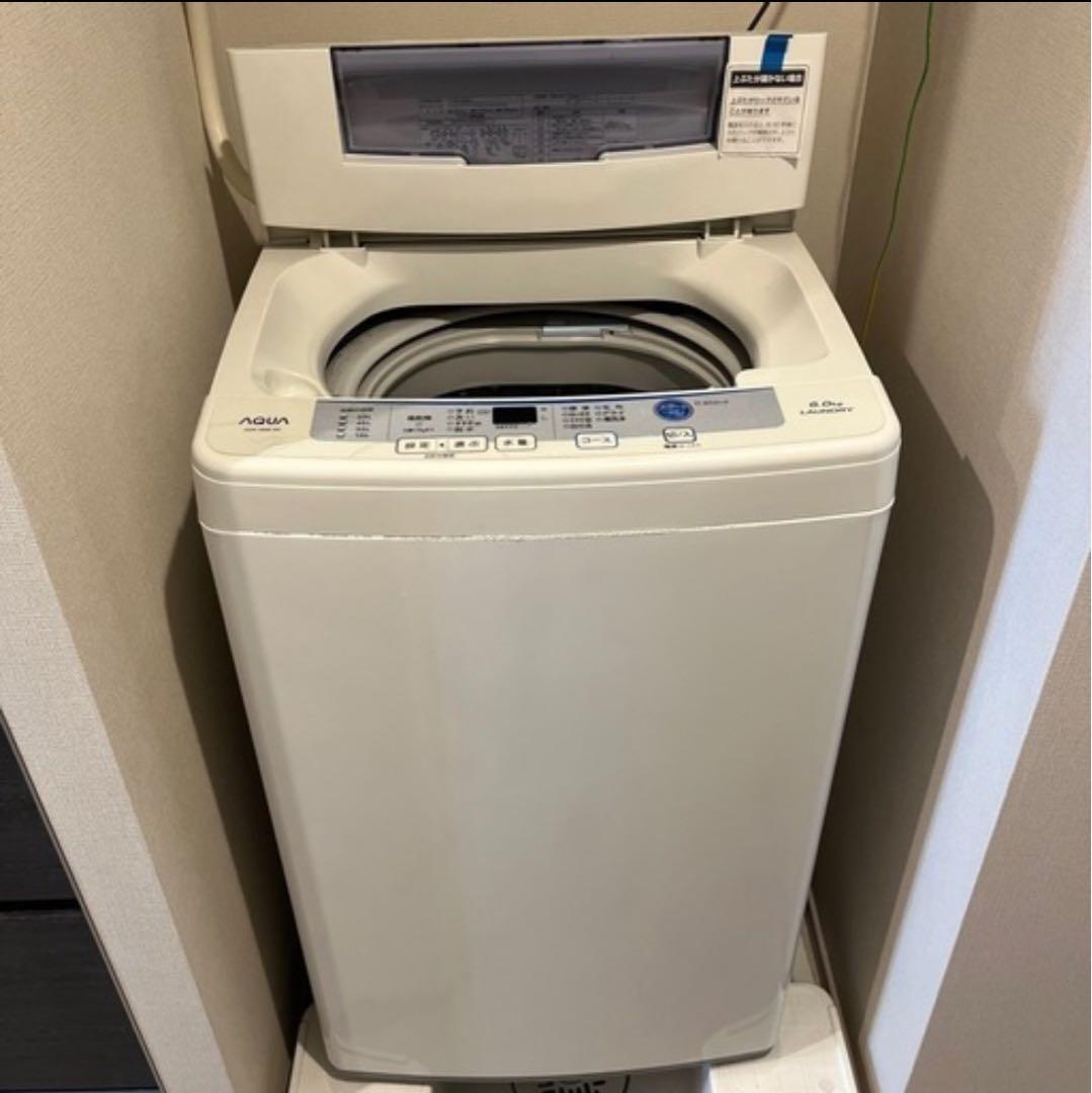 【2017年製】洗濯機AQW-S60E 一人暮らし向け