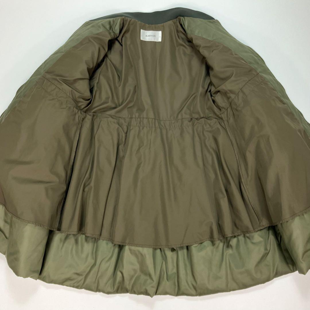 美品✨マチャット トップサーモフォルムコート　カーキ　フリーサイズ