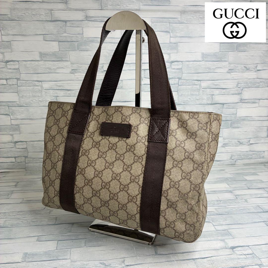 120 GUCCI グッチ　ハンドバッグ　トートバッグ　GG柄　lv5