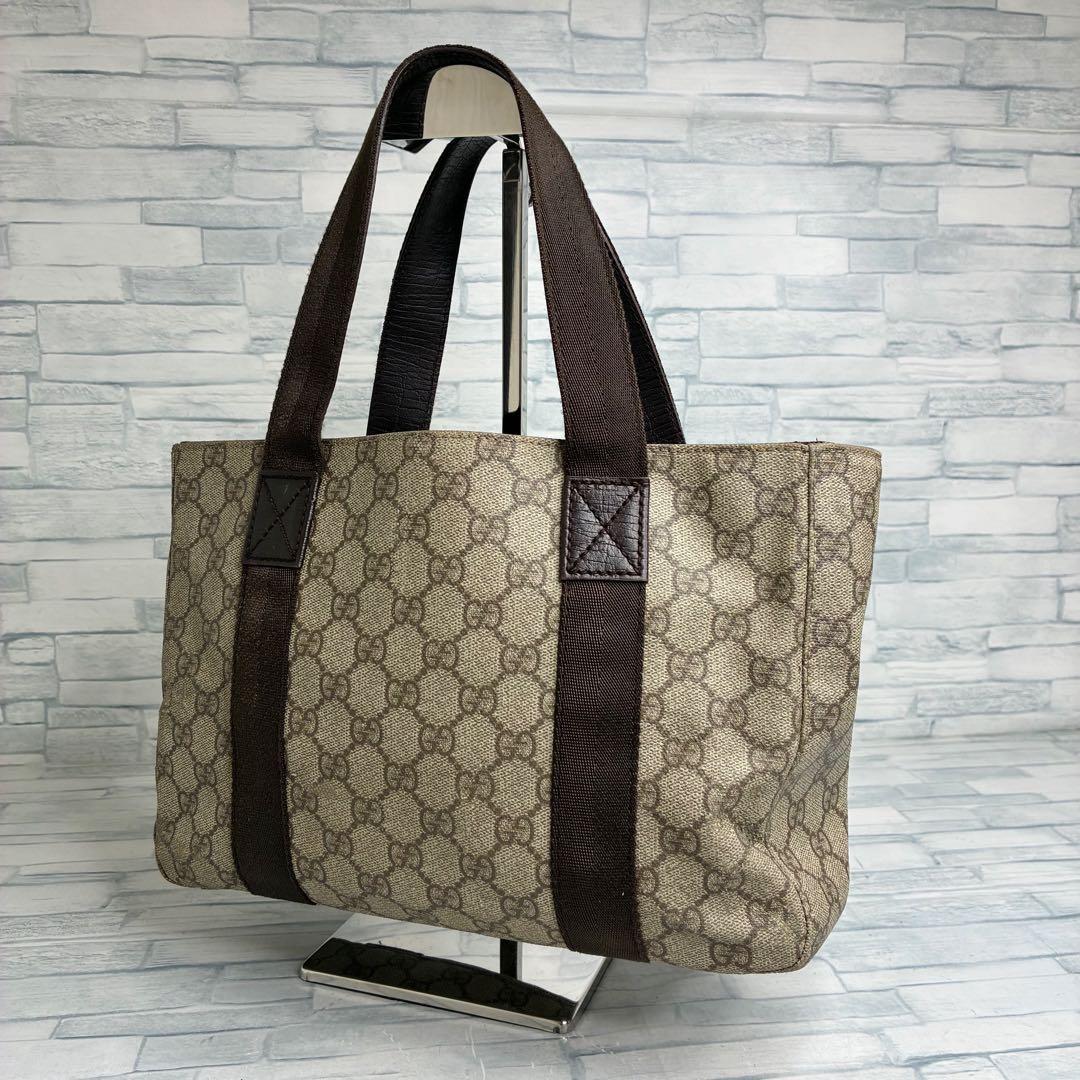 120 GUCCI グッチ　ハンドバッグ　トートバッグ　GG柄　lv5