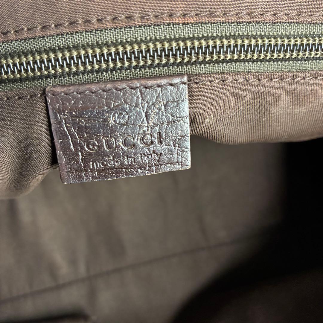 120 GUCCI グッチ　ハンドバッグ　トートバッグ　GG柄　lv5