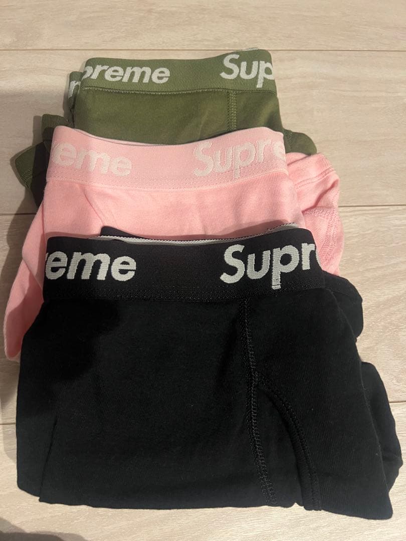 Sサイズ supreme Hanes ボクサーパンツ　3枚セット売り
