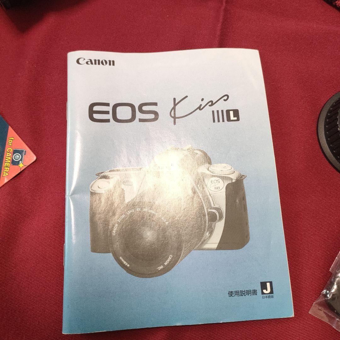 Canon キャノン Kiss フィルム カメラ 動作OK EOS 説明書付き