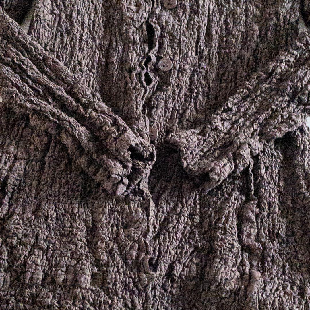 ISSEY MIYAKE ME カリフラワー　シワ加工　カーディガン　ジャケット