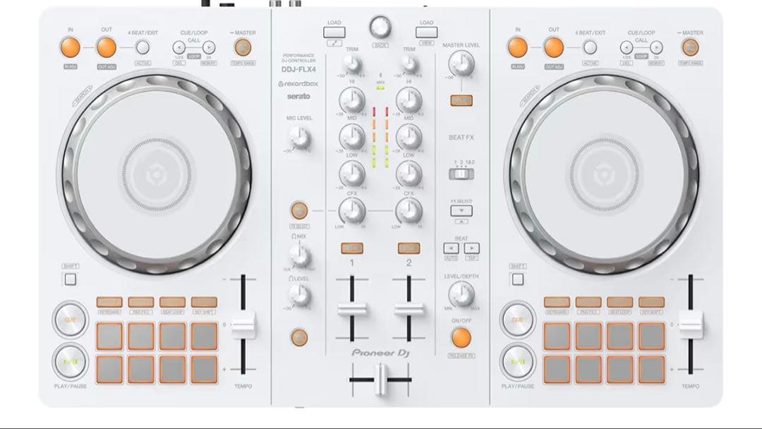 Pioneer DJ マルチアプリ対応2ch DDJ-FLX4-W