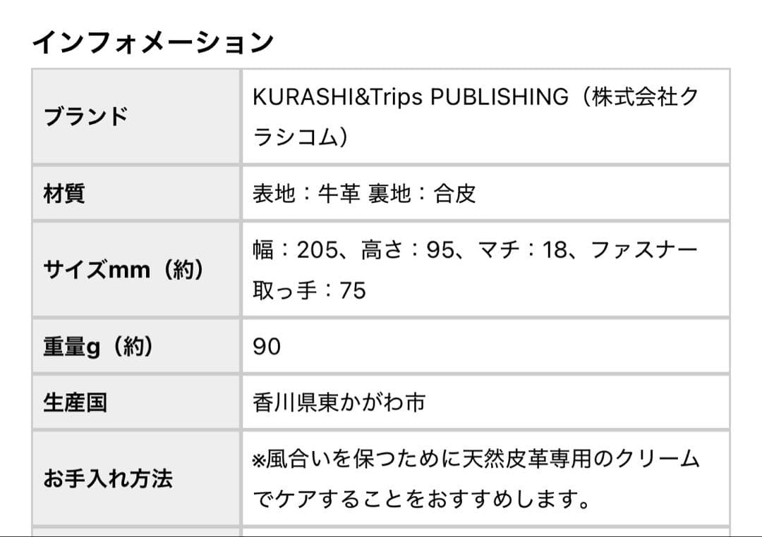 新品未使用★北欧暮らしの道具店「スリムに見えて収納上手」L字ファスナーの長財布