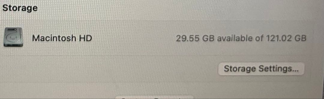 MacBook Pro 13インチ 2017 i5 120GB