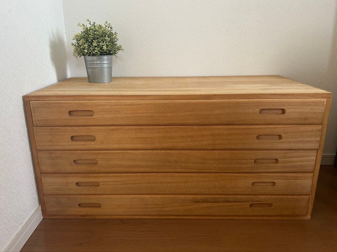 桐ダンス　５段　着物15枚収納