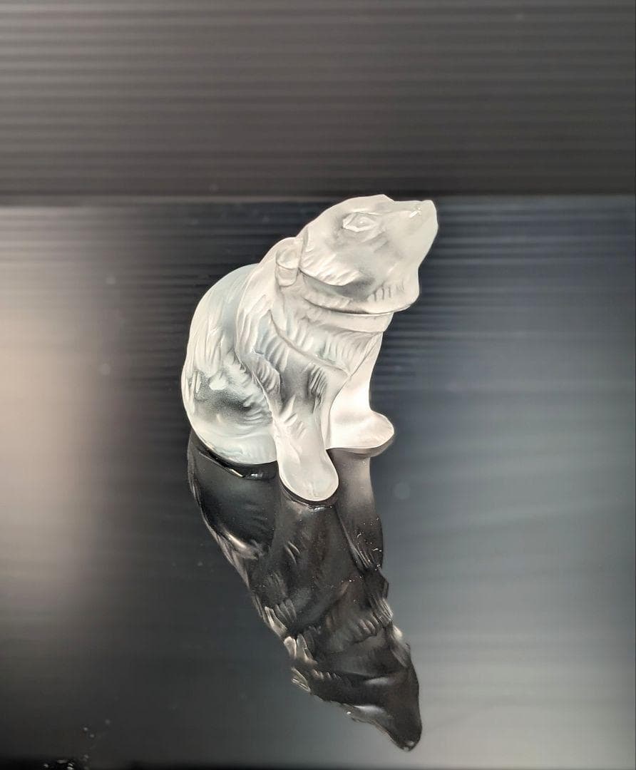 LALIQUE ラリック ベア くま 熊 オーナメント オブジェ ガラス