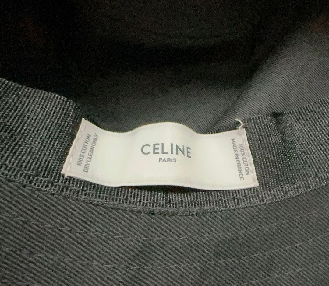 CELINE(セリーヌ)☆2度のみ使用の美品 バケットハット 黒 ブラック