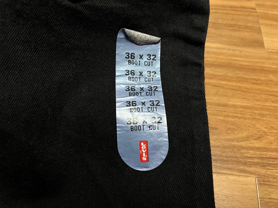 デッドストック Levis 517 ブラック W36 L32 99年9月製