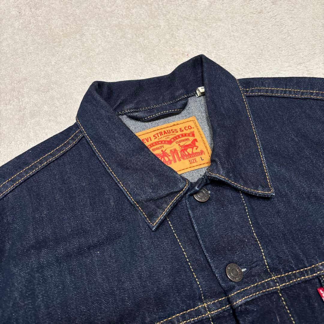 未使用級✨L リーバイス 72334 デニムジャケット70506型 ポケ付き