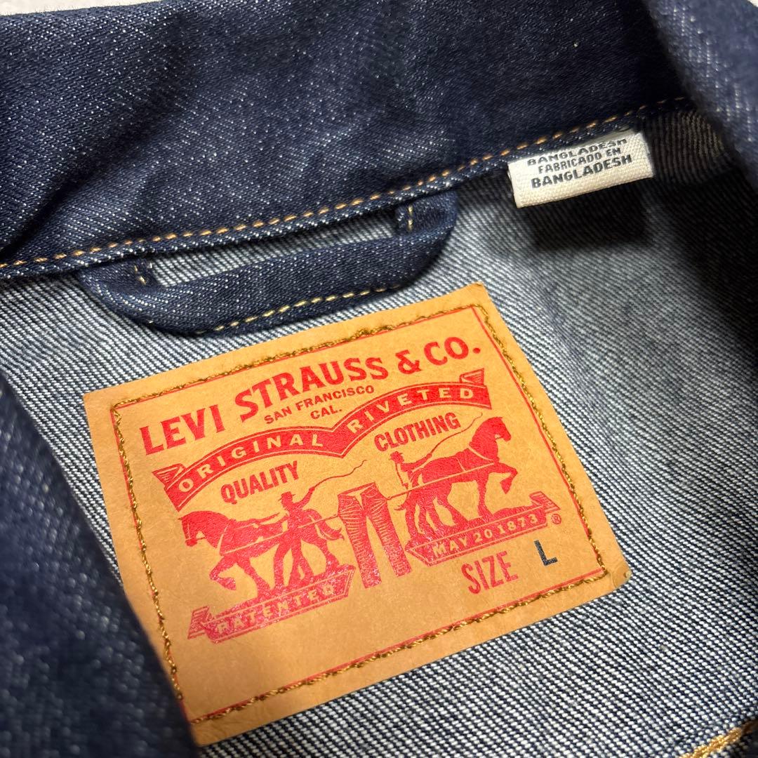 未使用級✨L リーバイス 72334 デニムジャケット70506型 ポケ付き