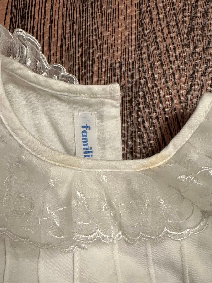 Familiar ベビードレス ホワイト　50サイズ