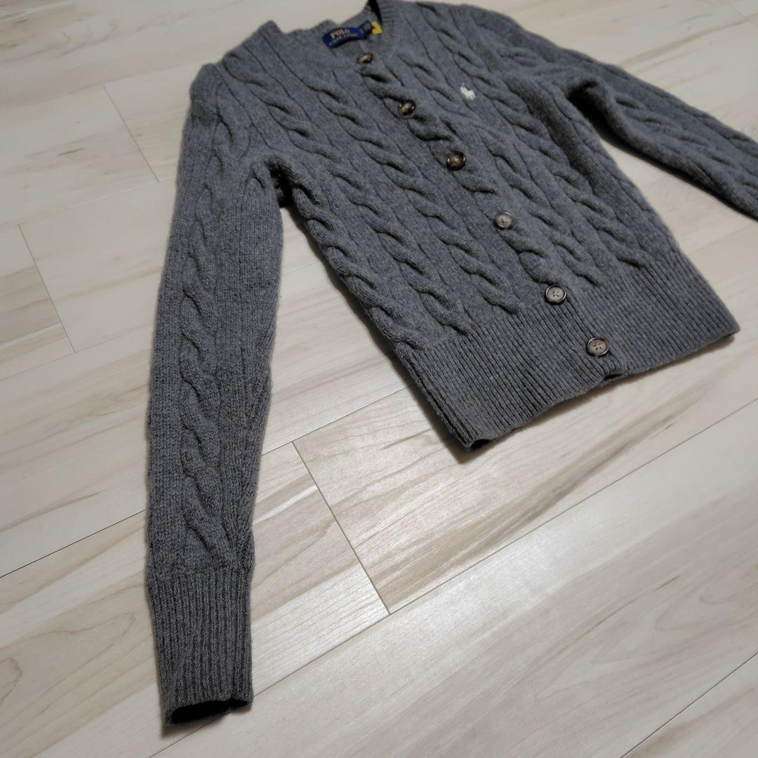 Ralph Laurenケーブルニットカーディガン