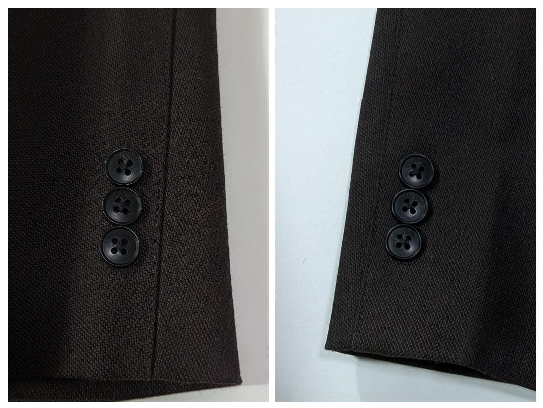 超高級★極美品★スティーブンアラン　ダブル6B　テーラードジャケット　ブラウン