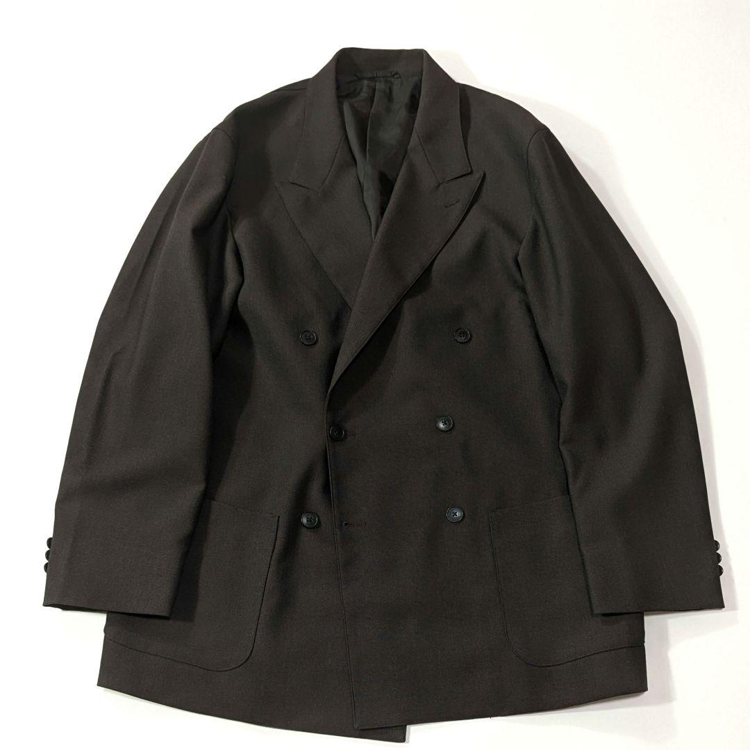 超高級★極美品★スティーブンアラン　ダブル6B　テーラードジャケット　ブラウン