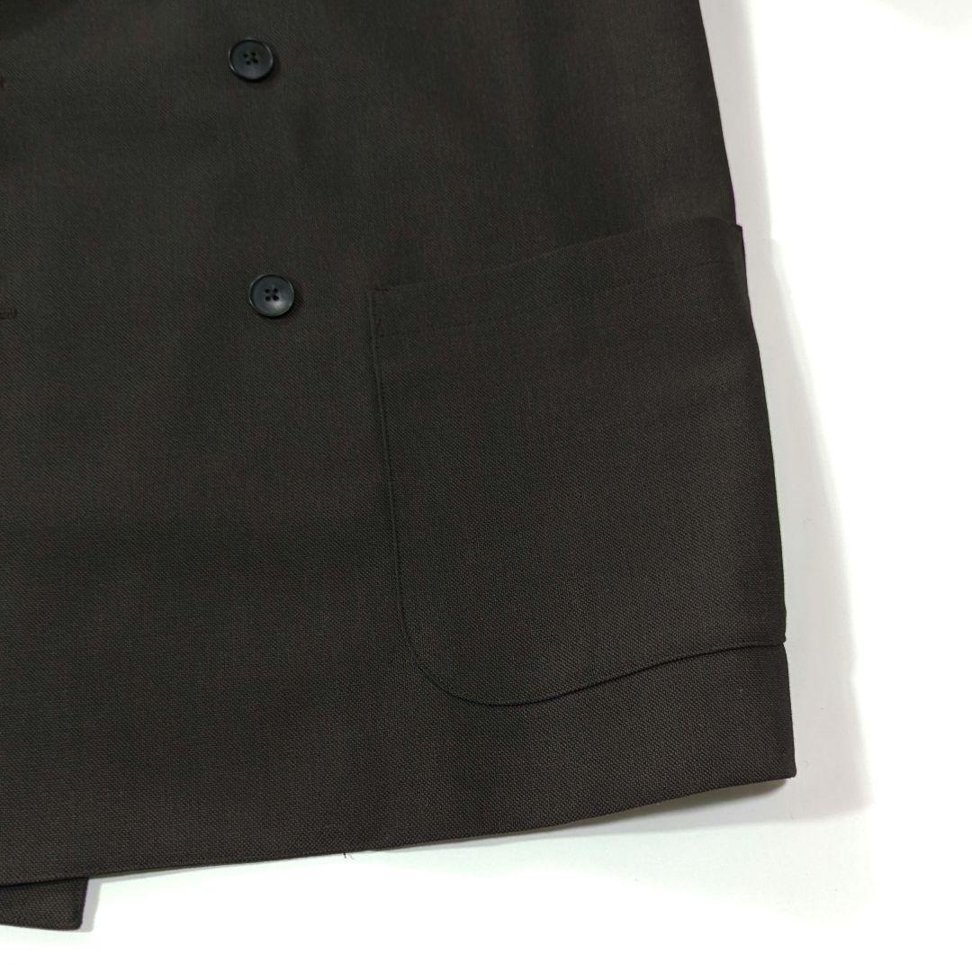 超高級★極美品★スティーブンアラン　ダブル6B　テーラードジャケット　ブラウン