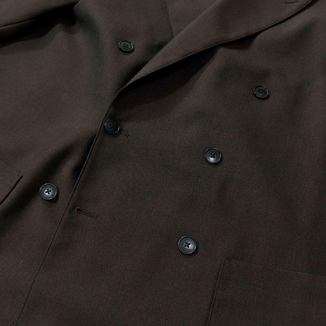 超高級★極美品★スティーブンアラン　ダブル6B　テーラードジャケット　ブラウン