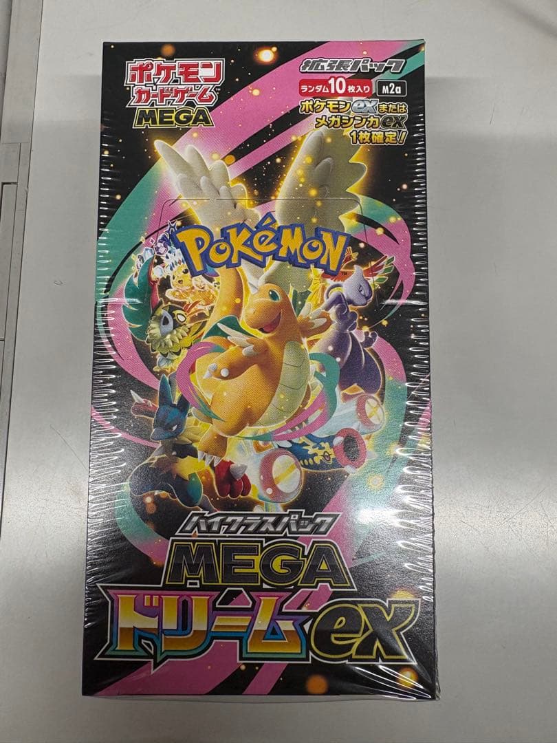 シュリンク付き ポケモンカードゲーム メガドリームEX　1box