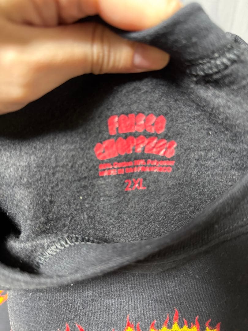 キムタク　US別注　FRISCOCHOPPERSスウェット　ファイアパターン