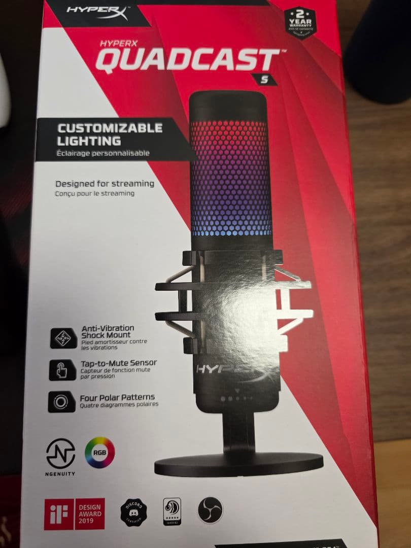 HyperX QuadCast S コンデンサーマイク