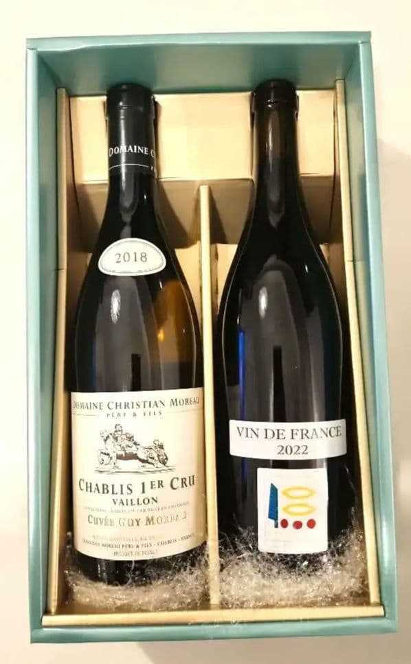 箱入り Chablis 2018 & Vins de France 2022