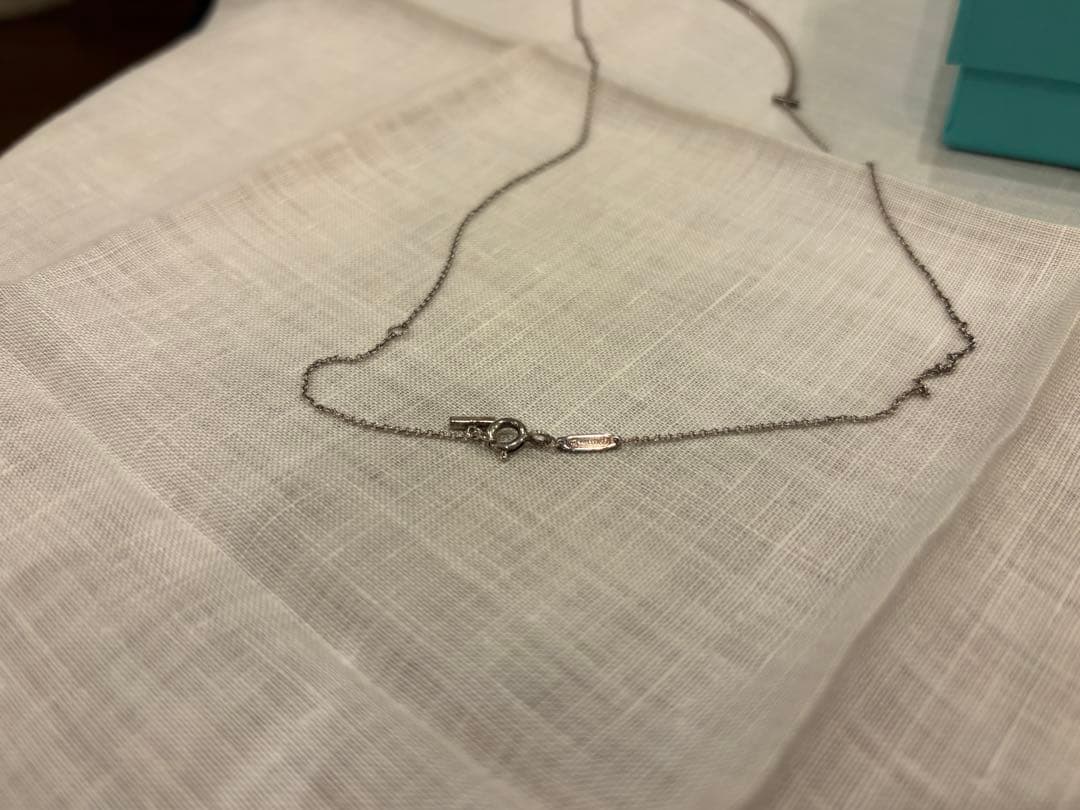 ティファニー　Tスマイル　ラージ　ネックレス　シルバー