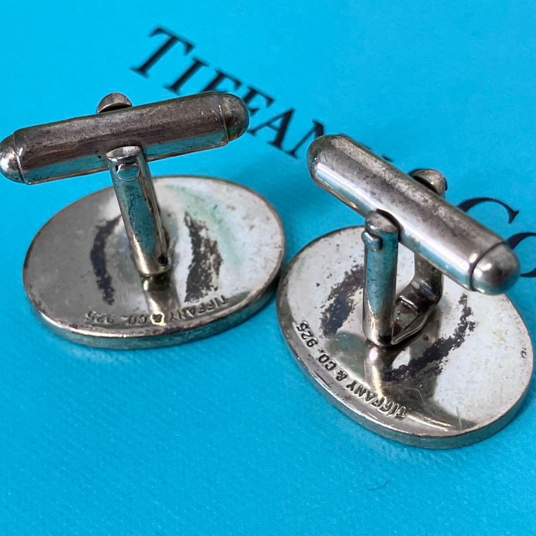 TIFFANY&Co.ティファニー カフス シルバー カフスボタン カフリンクス