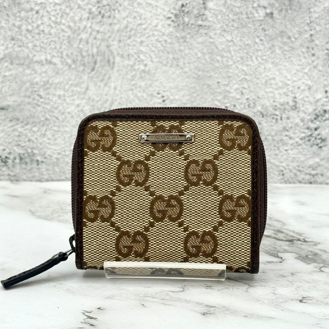 【新品未使用】GUCCI グッチ GG キャンバス ケース 小銭入れ