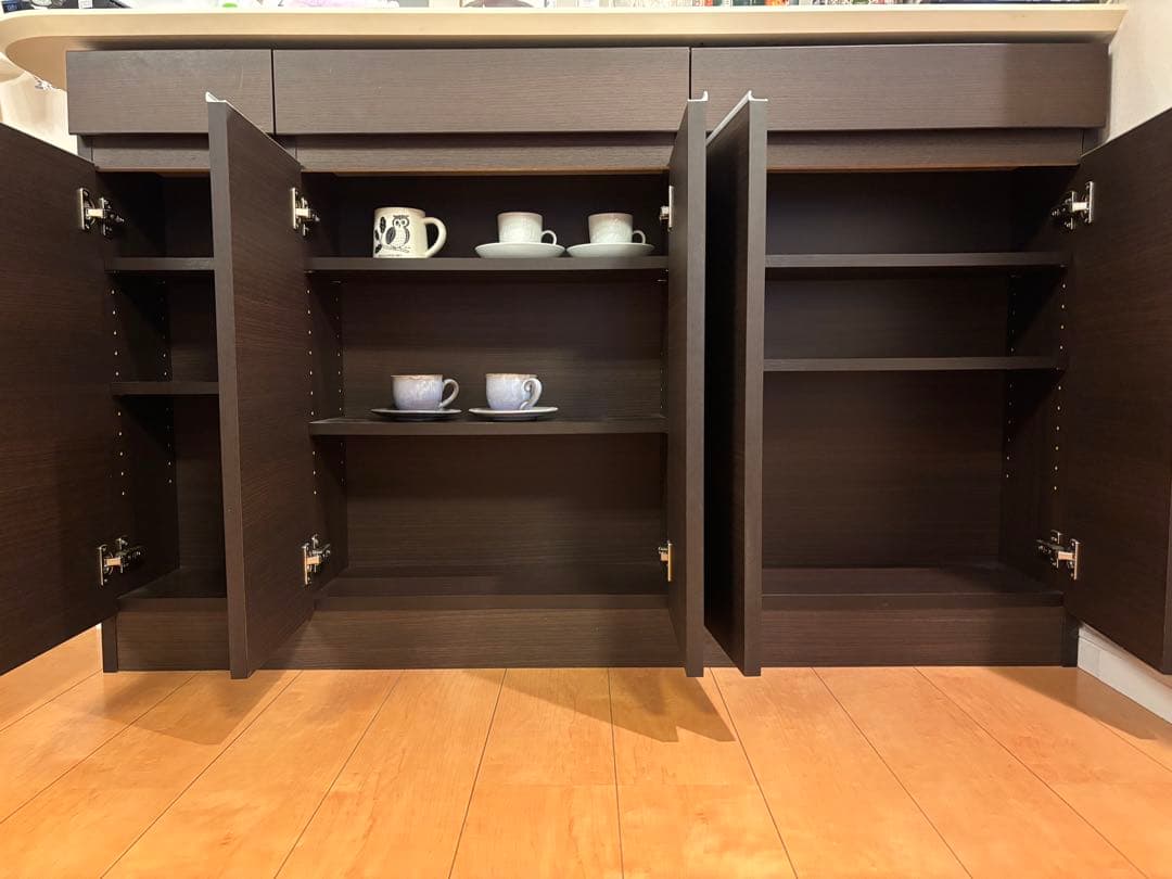 【最終値下げ・送料込・3月末まで】ディノス　キッチンカウンター下収納