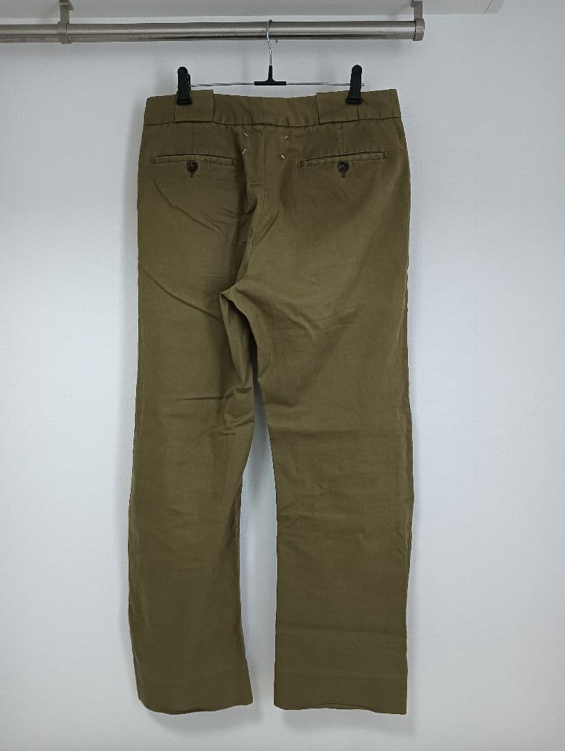 名作 Martin Margiela アナトミックパンツ カーキ 46