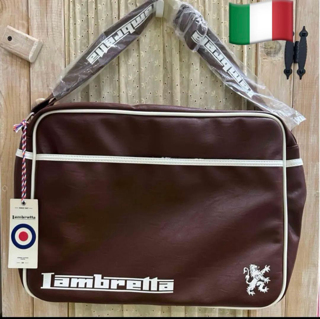 レアランブレッタ ショルダーバッグ 男女兼用 新品タグ付きイタリアランブレッタ