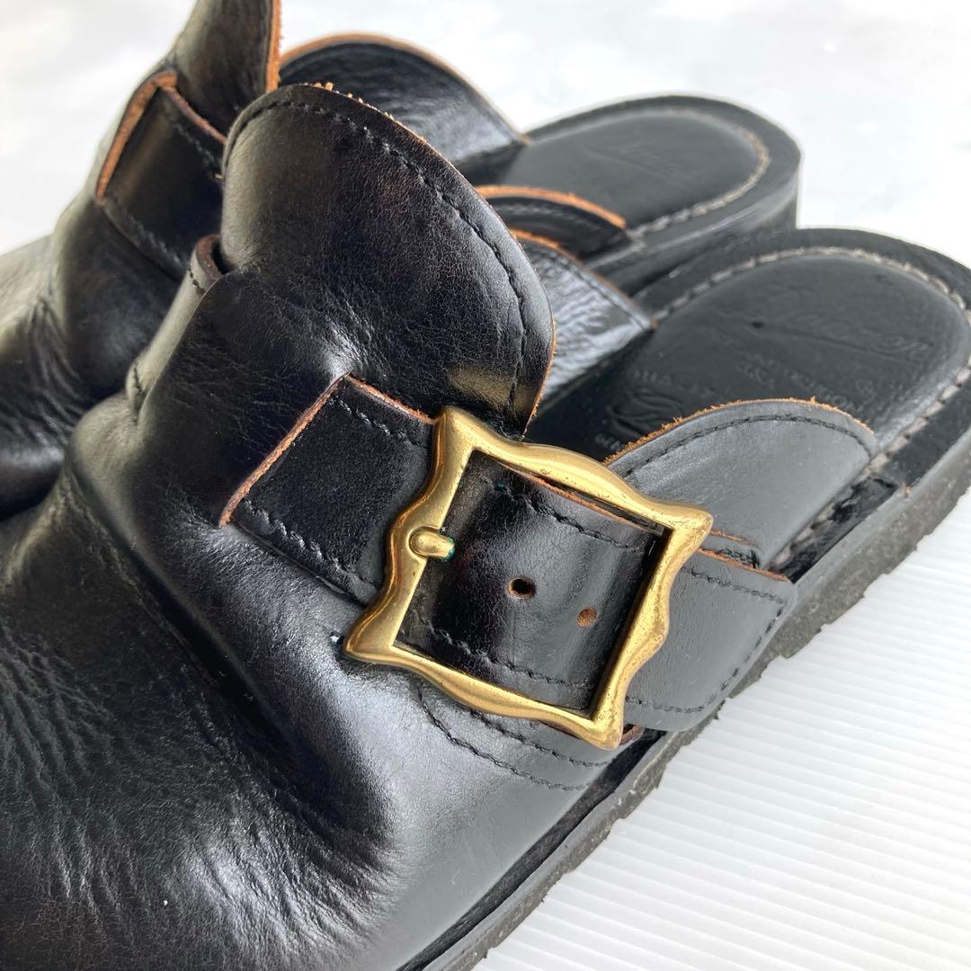 【✨美品】CALEE × DANNER レザー コラボ サンダル 黒色 26㎝