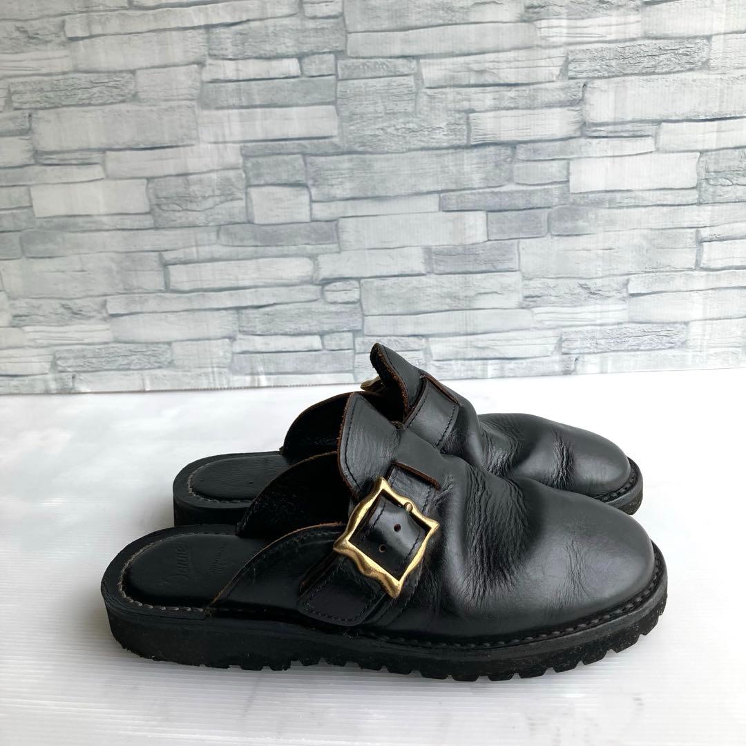 【✨美品】CALEE × DANNER レザー コラボ サンダル 黒色 26㎝