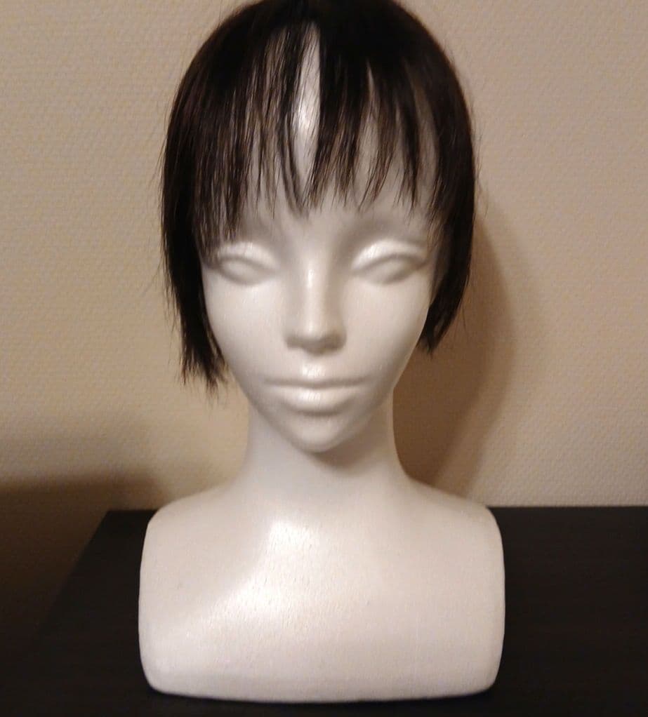ダークブラウン ショートボブウィッグ 前髪あり　(ジュリアオージェ)